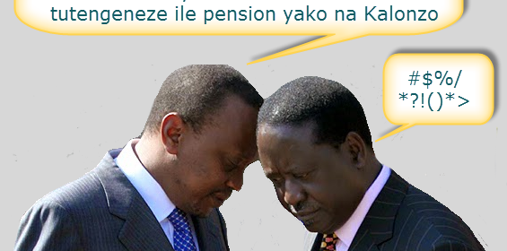 Image result for raila uhuru referendum